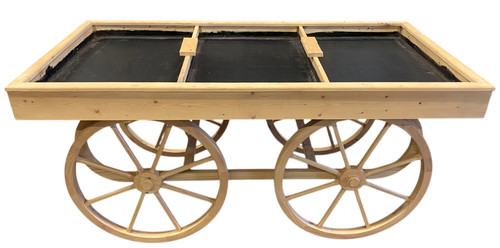 Wooden wedding flower cart - wedding,
