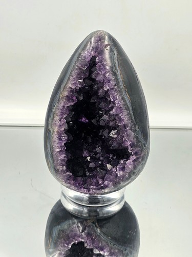 Large amethyst crystal egg - large,