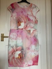 Ted Baker Pink Floral Bodycon