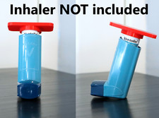 Inhaler Topper Asthma Aid for Adults, Children, COPD, Arthritis, Keyring 