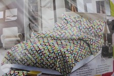 NB117 Double Duvet Set Inc Flat Sheet Bright Colours New In Pack