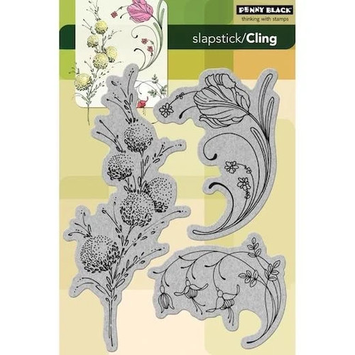 Penny black cling rubber - penny,