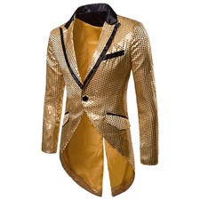Mens Sequin Tailcoat Suit