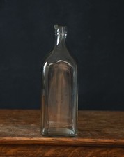 Vintage glass oil vinegar - glass,