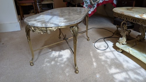 Vintage brass and marble - vintage,