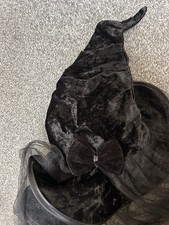 Women’s Adult Witches Hat with Veil Halloween Costume Accessory