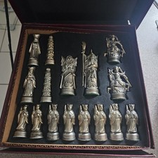Antique Mandarin Chess Set