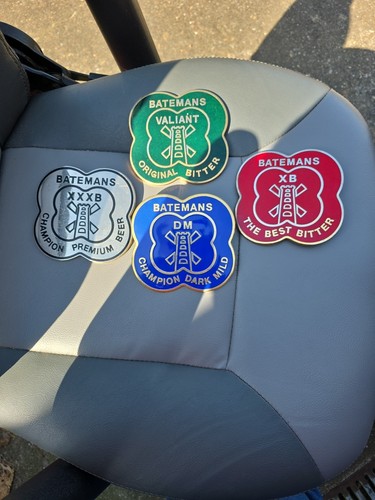 Batemans metal pump clips - x,