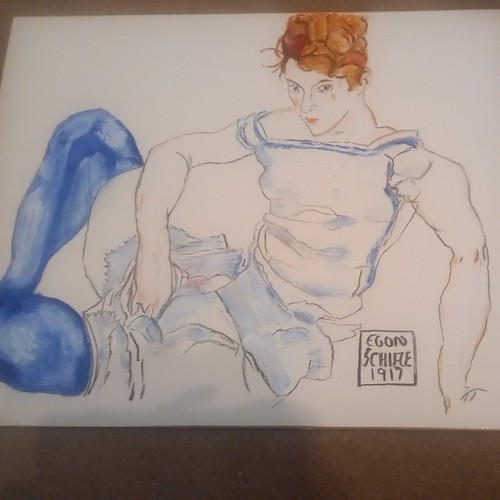 Oil painting egon - oil, schiele