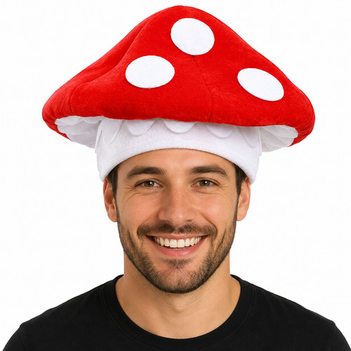 Toadstool hat adults mushroom - hat,