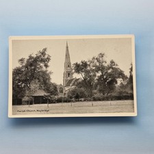 Weybridge Postcard C1950 Surrey Local Parish Church & Grounds