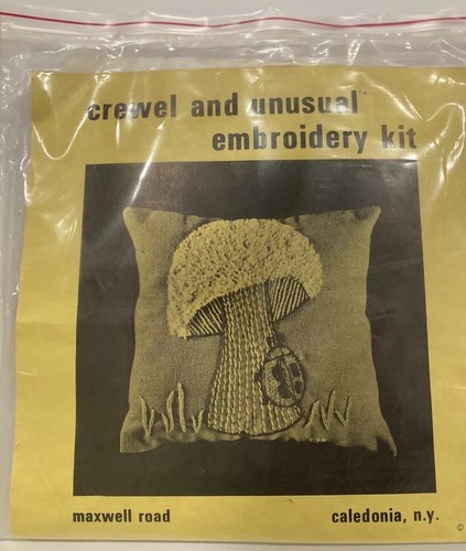 Crewel and unusual embroidery - and,