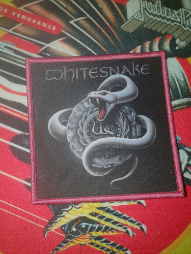 Whitesnake patch pink - patch, border