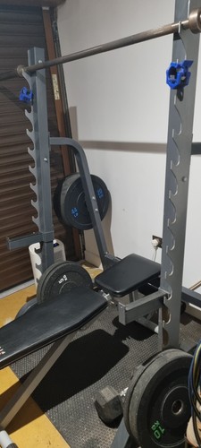 Squat rack and - bench, set