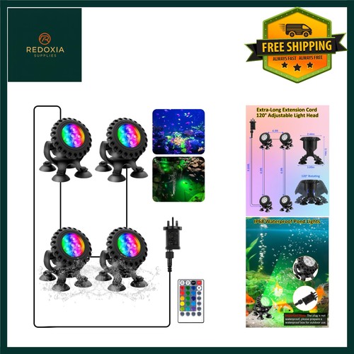Vibrant led underwater pond - vibrant,