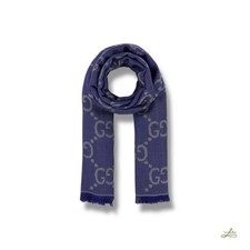 Gucci GG-Pattern Wool And Silk-Blend Scarf