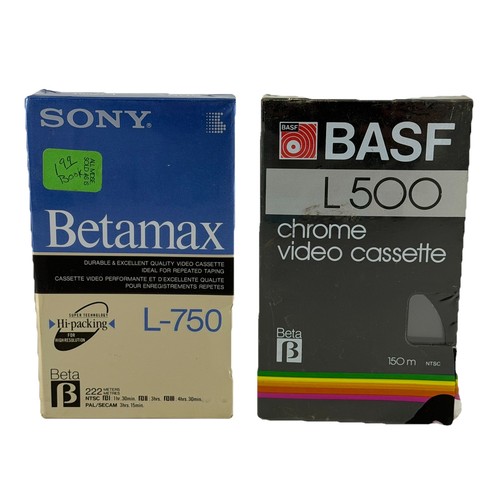 Sony betamax blank video - 2,