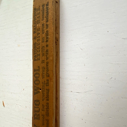 Wooden rug tool strip - tool, for