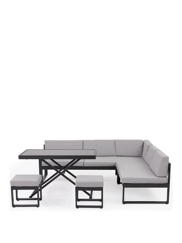 Cuba corner shape dining set - cuba, l-shape