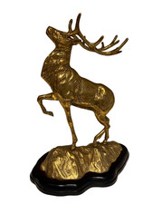 Vintage Brass Large Stag