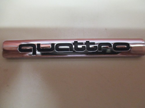 Audi quattro rear badge - audi,