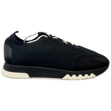 Hermes Men's Knit Addict Low Trainers Black EU 44 / UK 10