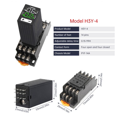 H3y digital relay - digital, timer