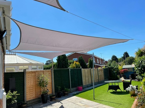 Sun shade sail canopy outdoor - shade,