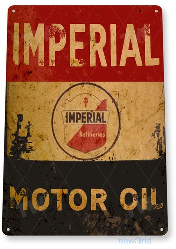 Imperial motor oil sign - motor, sign,