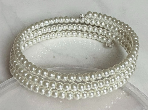 Coil ivory coloured glass - coil,
