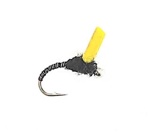 Black quill foam emerger - quill,