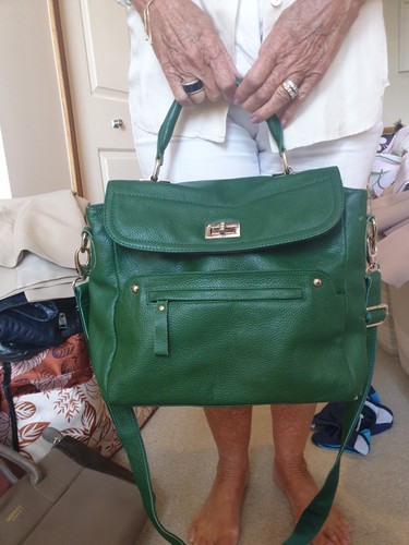 Leather briefcase style bag - style,