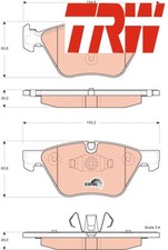 Front brake pad set - pad,