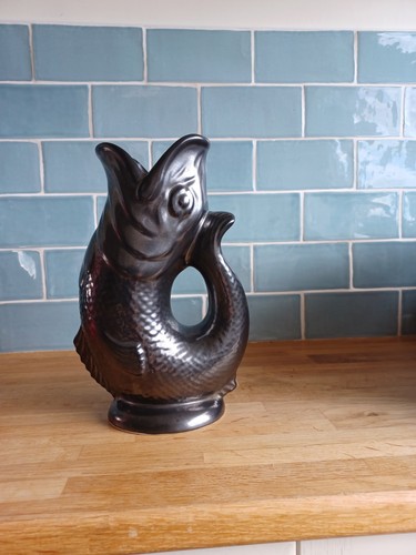 Large gluggle fish - large, vase