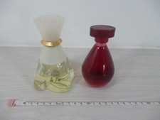 2 x Vintage Glass Perfume