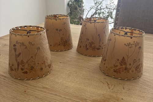 Vintage 70s drum lampshade