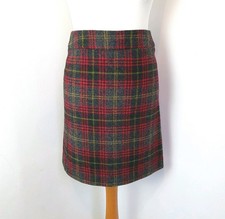 BODEN 100% Wool Size 8 Tartan