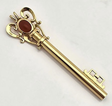 14k gold skeleton key - key, snuff