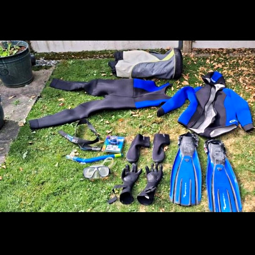 Complete women scuba diving - complete,