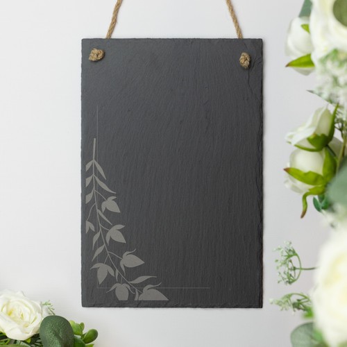 Personalised slate hanging - slate,