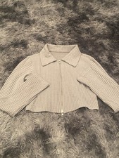Ladies Cropped Duel Zipped