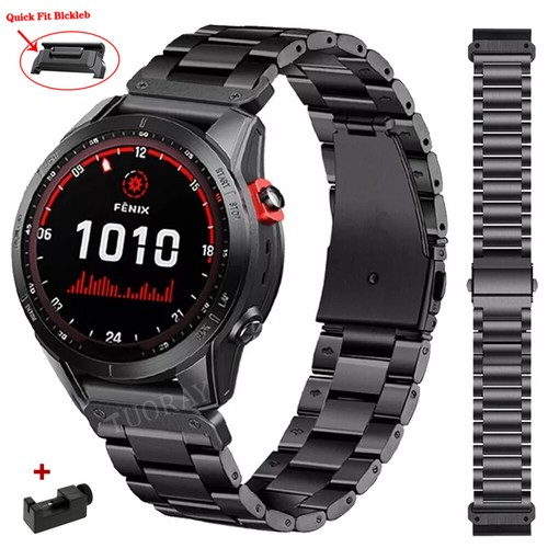 Titanium metal watch band - watch,
