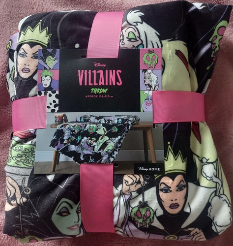 Disney villains throw blanket - disney,