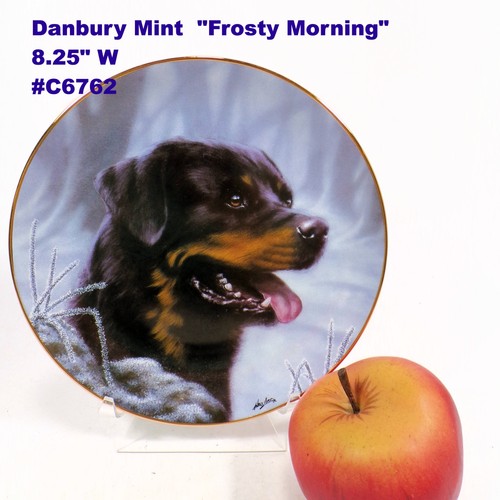 Rottweiler plates vintage - plates,