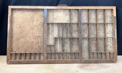 Vintage wood printing - printing, press