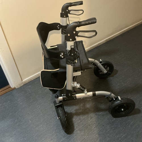 All terrain folding rollator - folding,