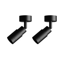 2Pcs COB LED Ceiling Light Stepless Focusing Picture Spotlight Zooming Wall Lamp