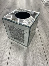 New CUBE TISSUE BOX Silver