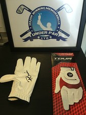 PAUL LAWRIE HAND SIGNED GOLF GLOVE DUNLOP WITH COA