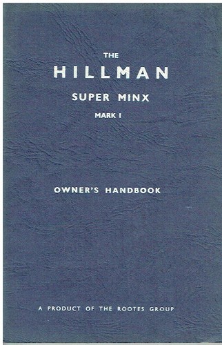 Hillman super minx mki saloon - super,